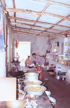 The retaurant kitchen